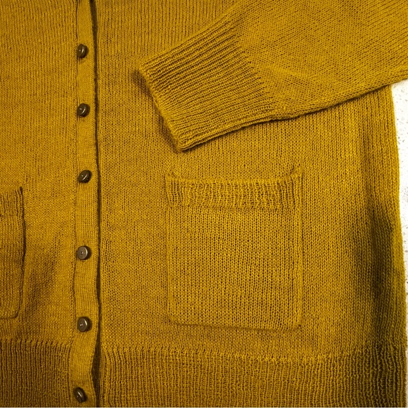 J. Crew Alpaca/Wool Mustard Knit Sweater - Picture 3 of 7